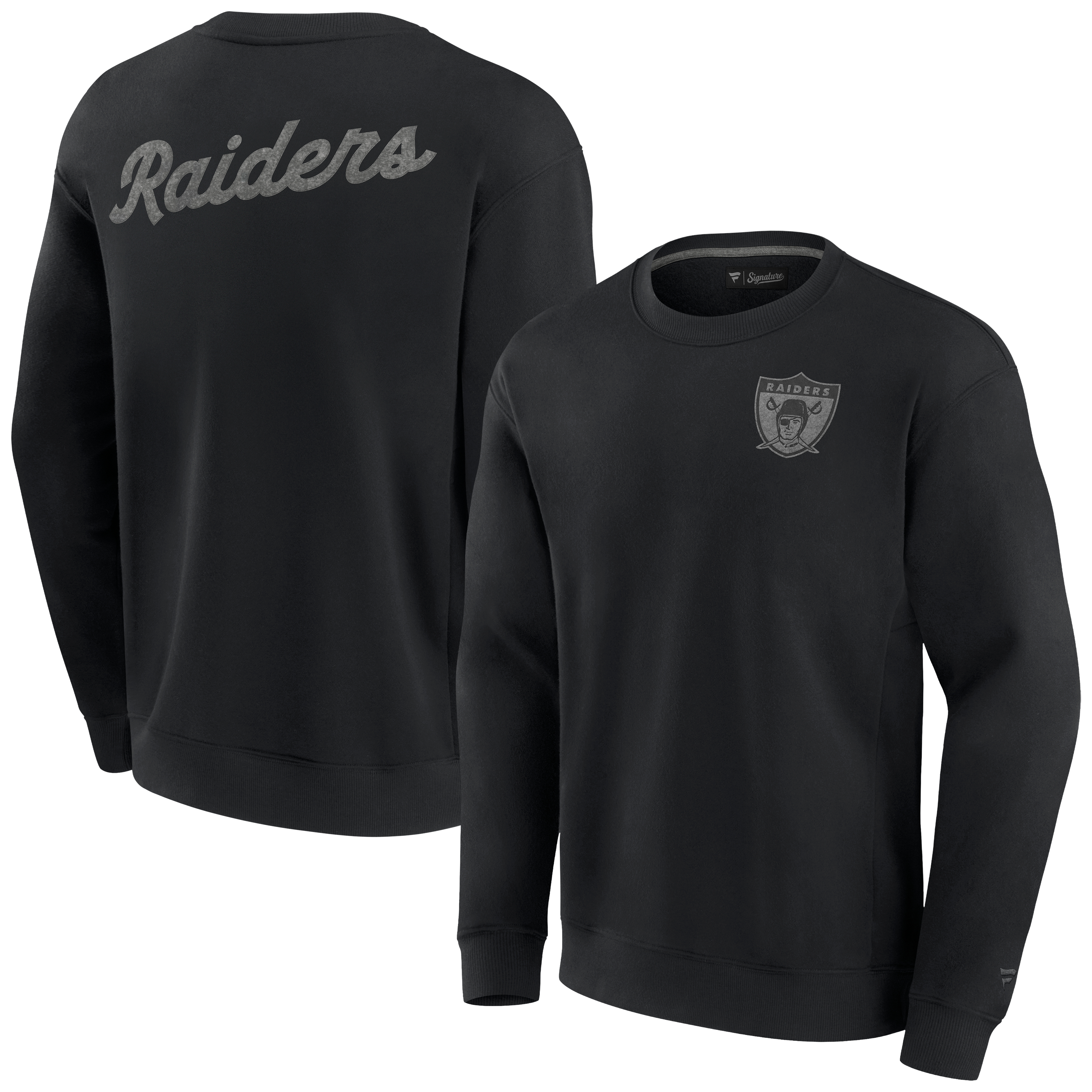 Las Vegas Raiders Heritage Fleece Crew Sweatshirt