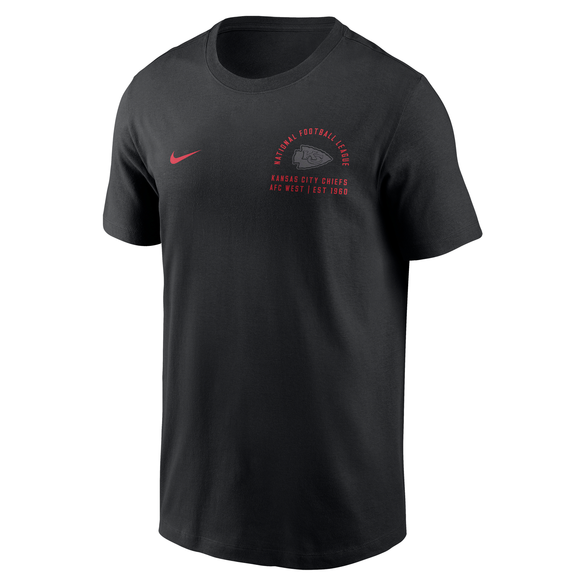 Kansas City Chiefs Nike Cotton Split Logo Tee