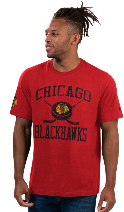 Chicago Blackhawks Starter T-Shirt Touch Down