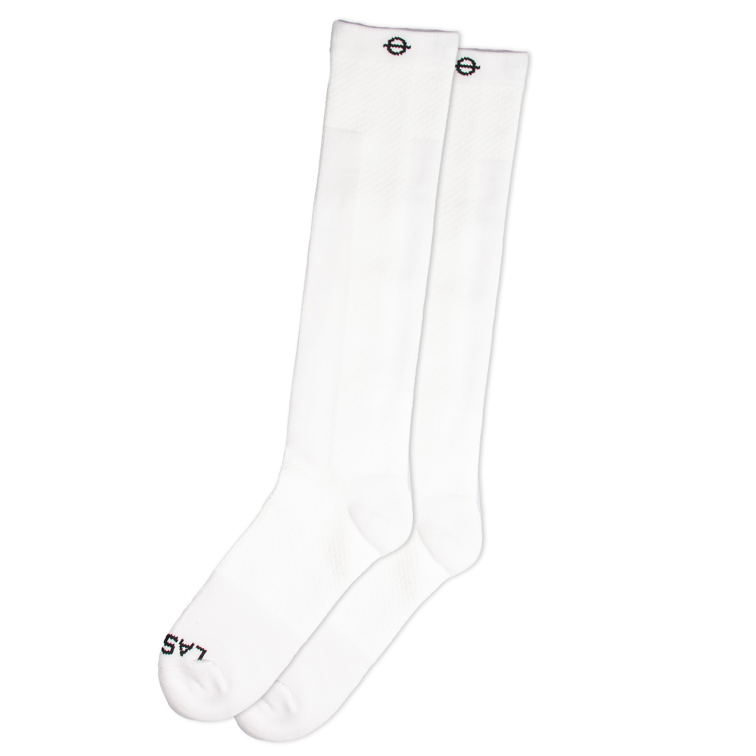 Knee High Compression Socks White