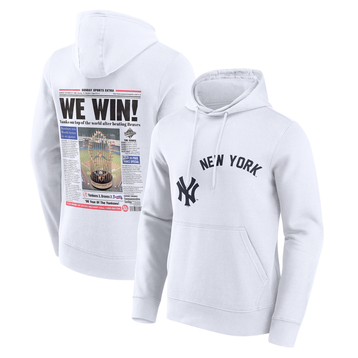 New York Yankees Champs Elevated Hoodie Yankees