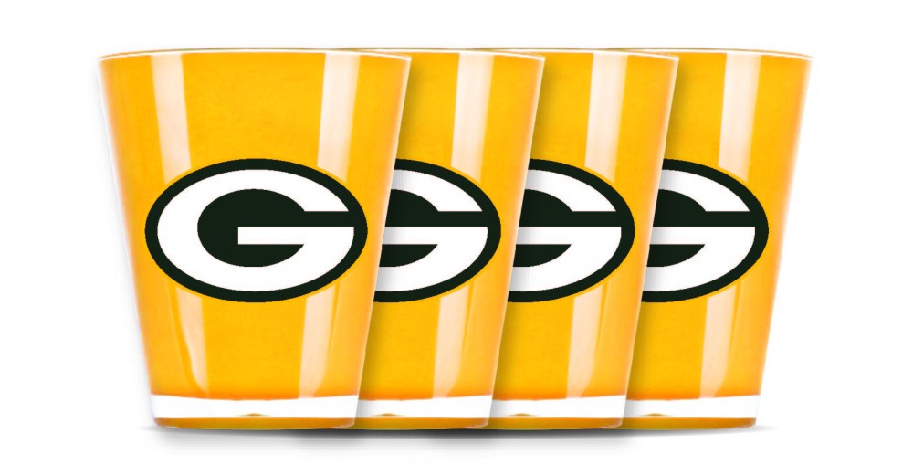 Green Bay Packers 4 Shot-Gläser