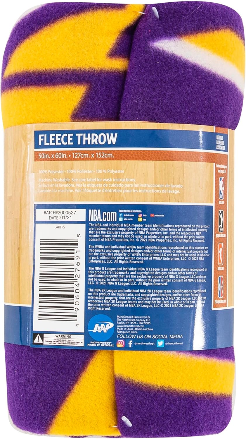 Los Angeles Lakers Fleecedecke Campaign