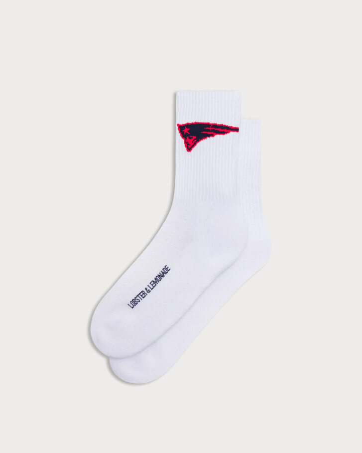 New England Patriots 90 Sport Socks white