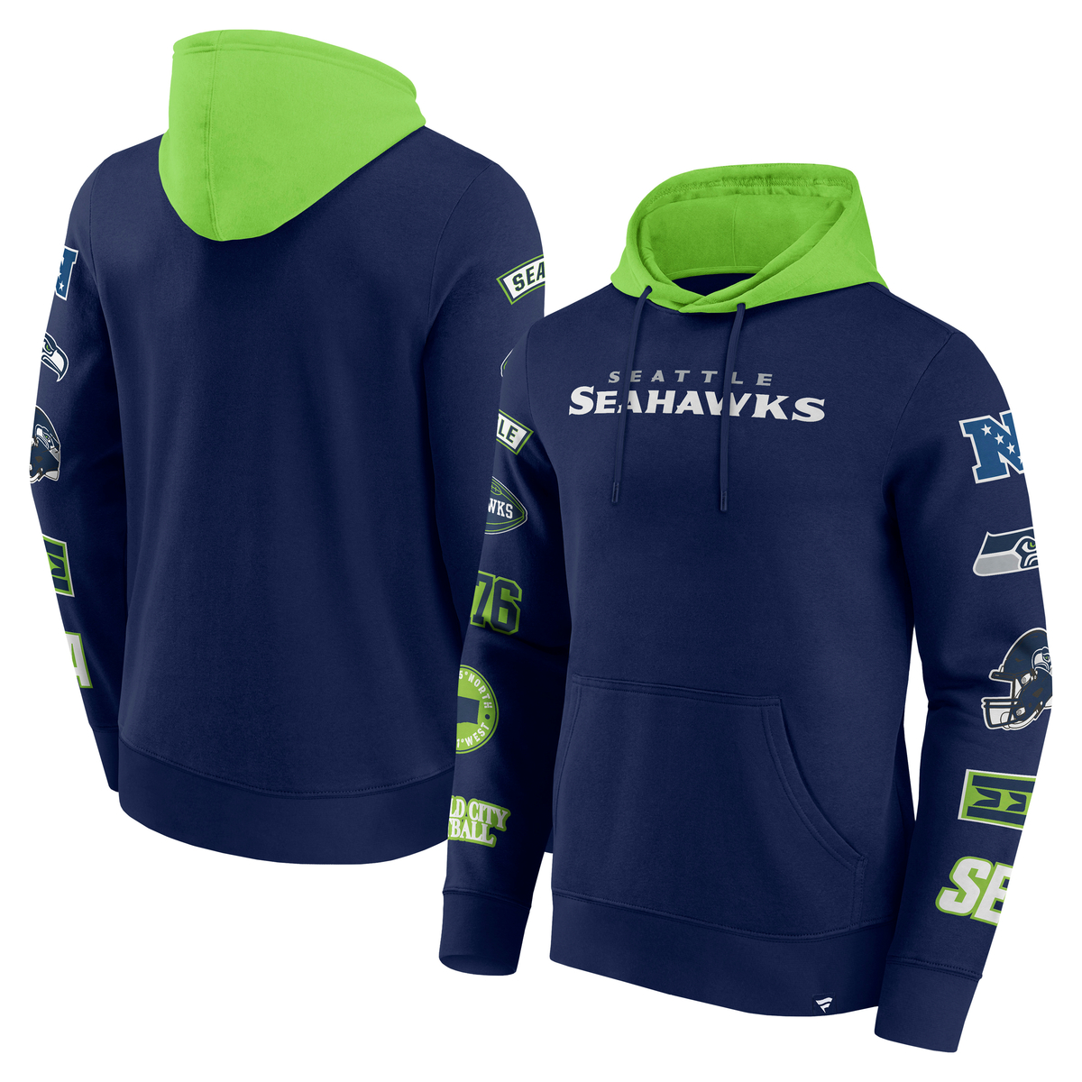 Seattle Seahawks Patched Out Fleece Hoodie