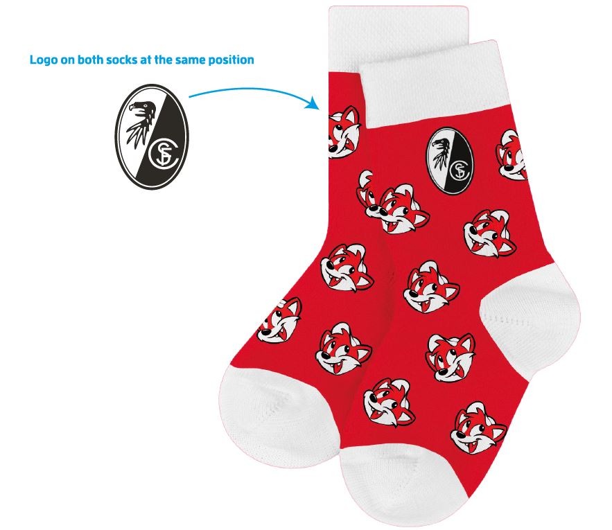 SC Freiburg Kindersocke