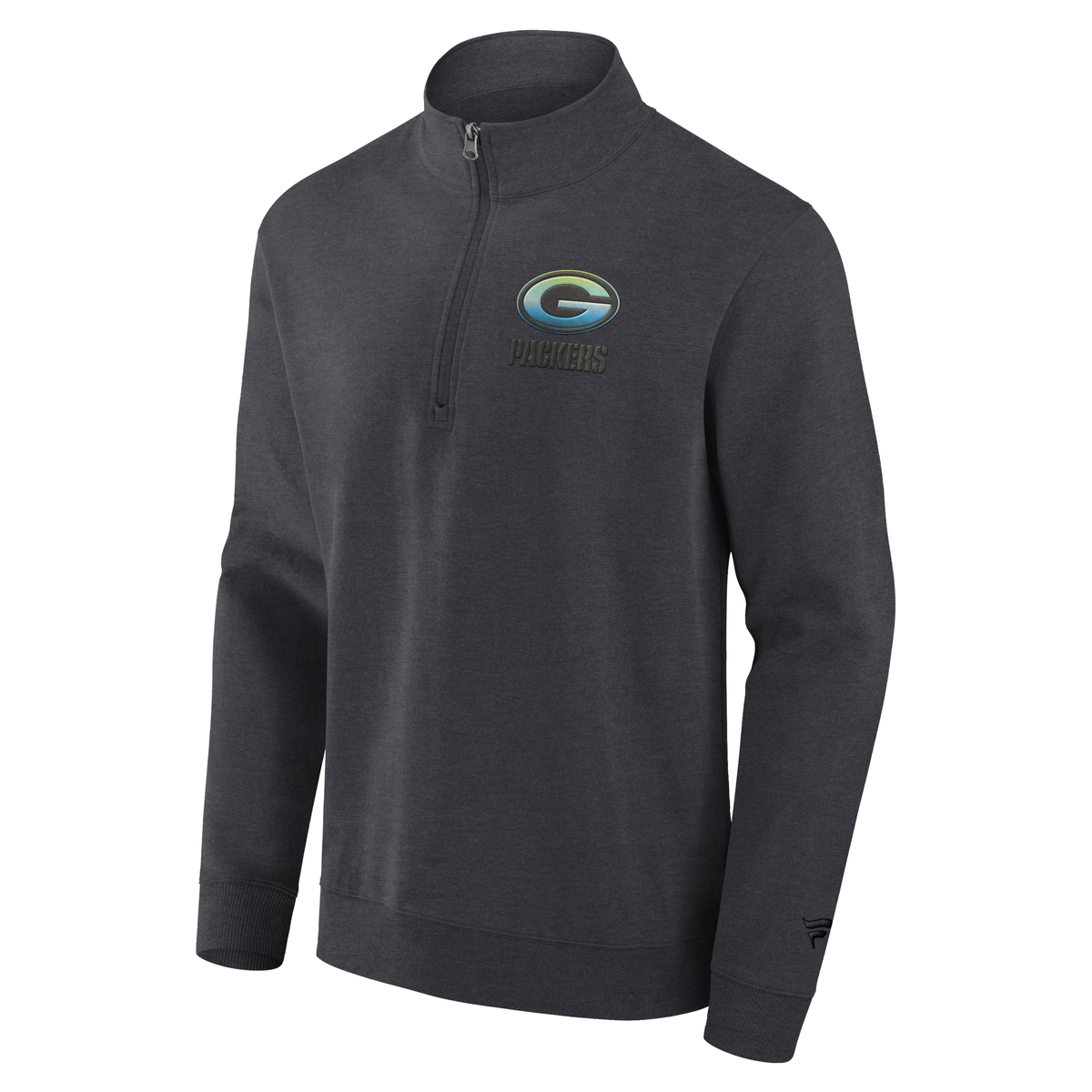 Green Bay Packers Gradient 1/2 Zip Crew Sweatshirt