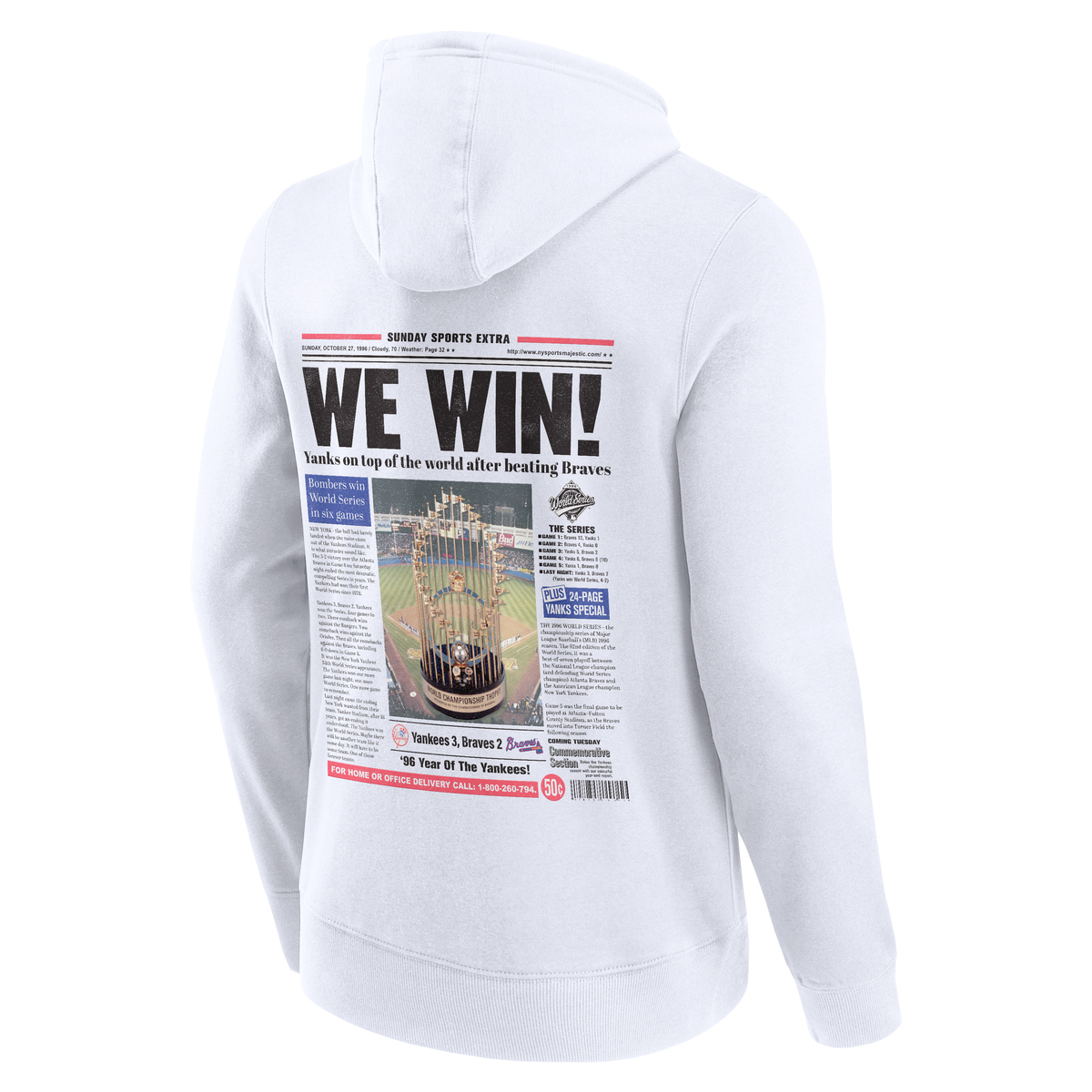 New York Yankees Champs Elevated Hoodie Yankees