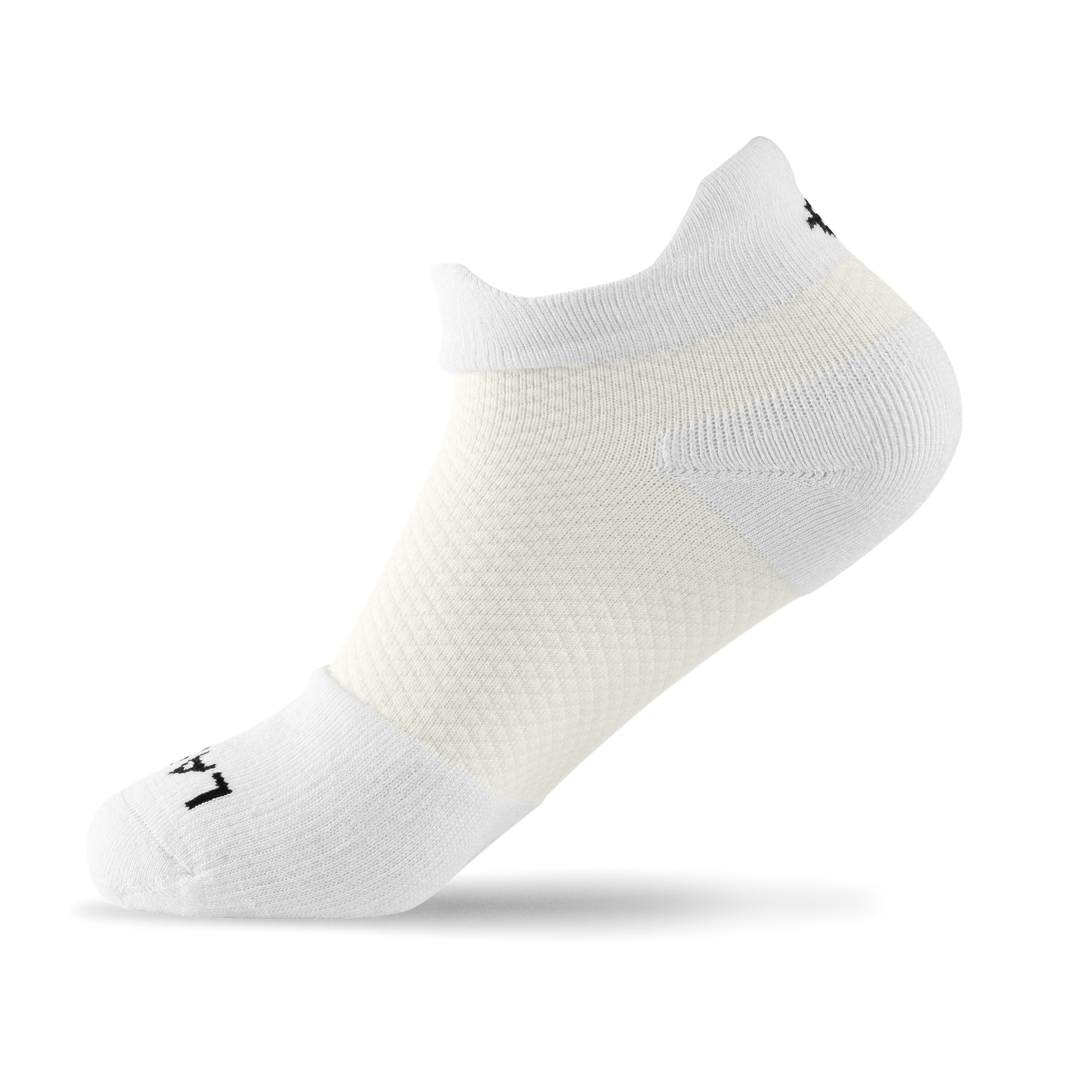 Performance Compression Socks Low Tab White