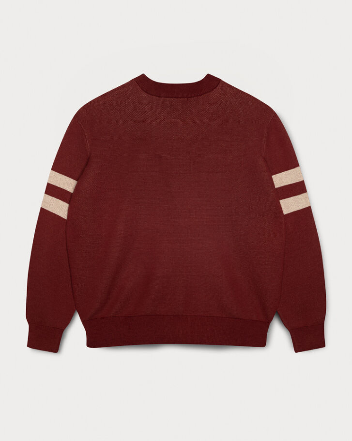 Kansas City Chiefs QB 81 Knit Sweater maroon