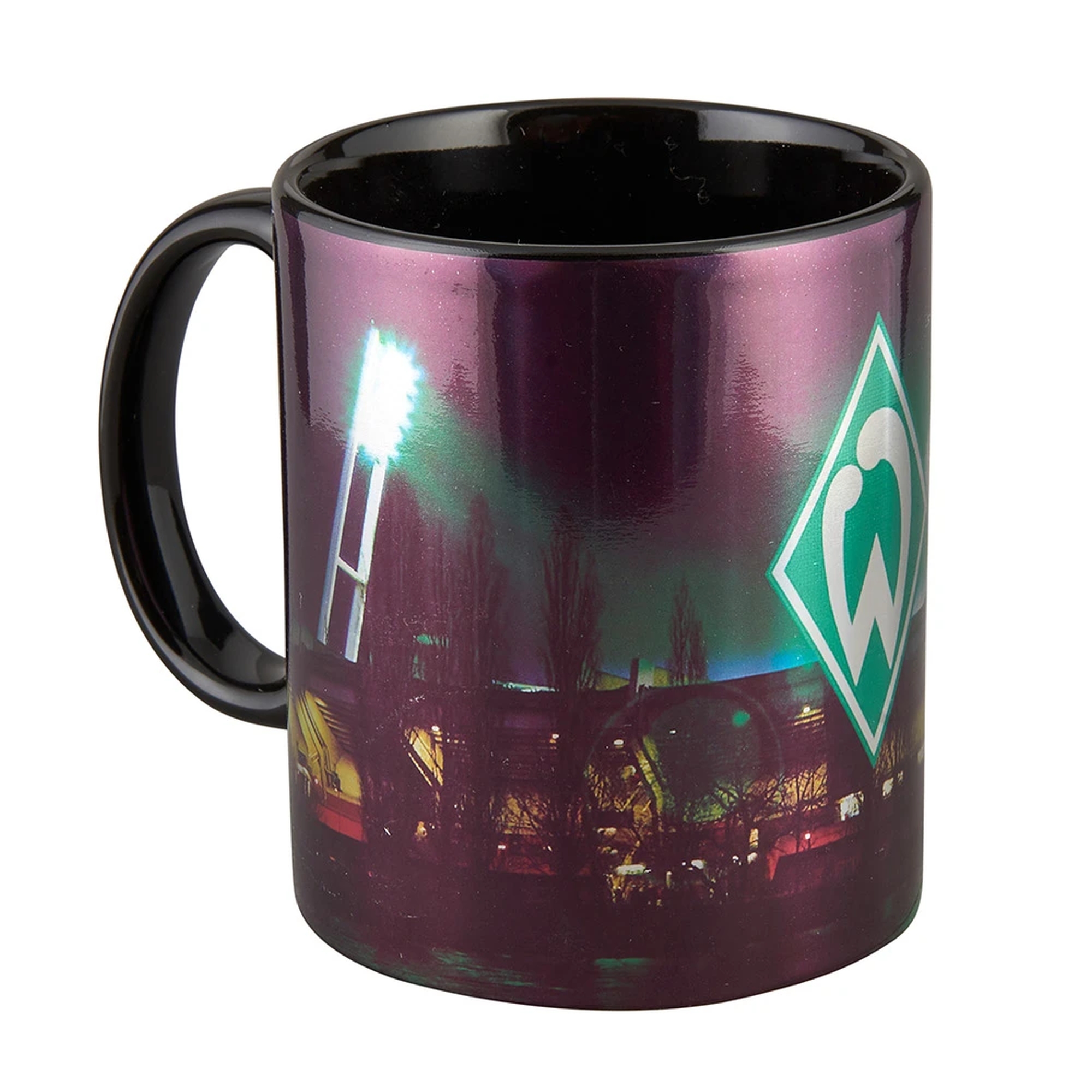 Werder Bremen Tasse Weserstadion metallic