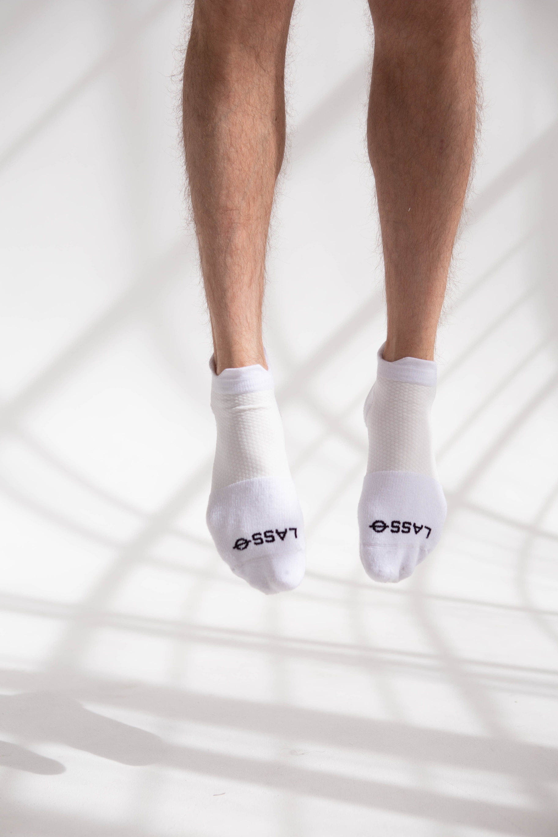Performance Compression Socks Low Tab White
