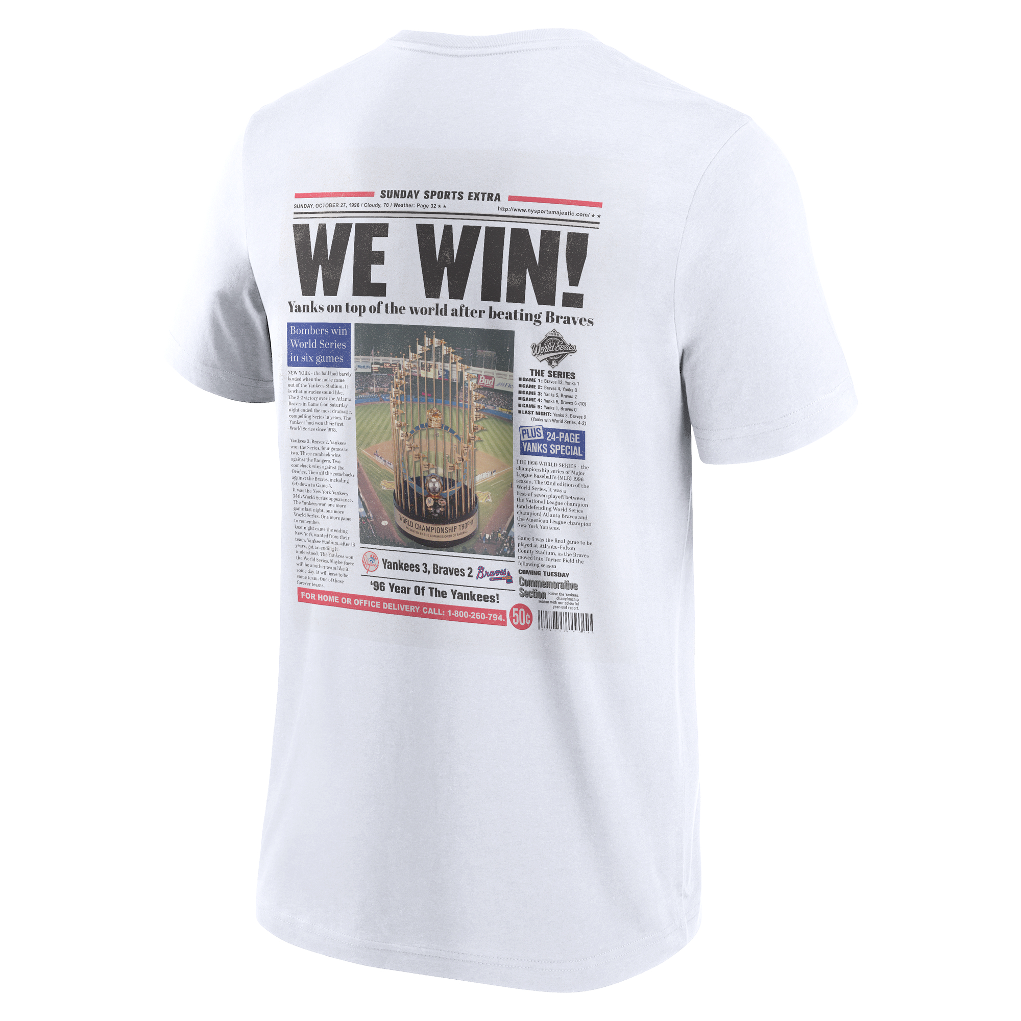 New York Yankees Champs Elevated Tee Yankees