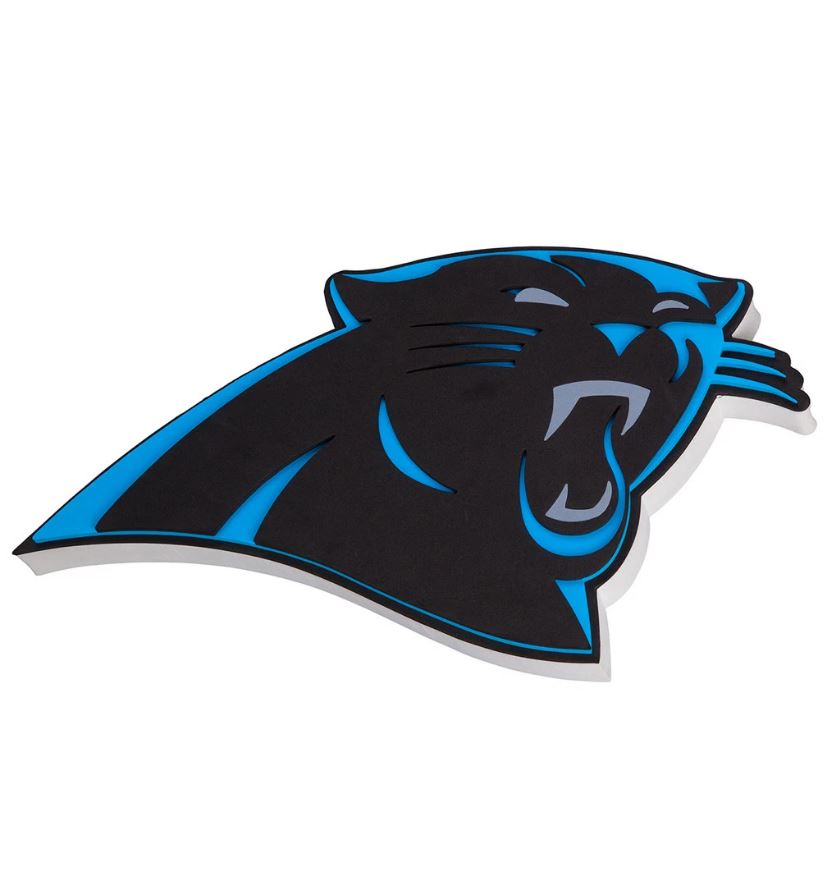 Carolina Panthers 3D FanFoam Super Size Wall Sign