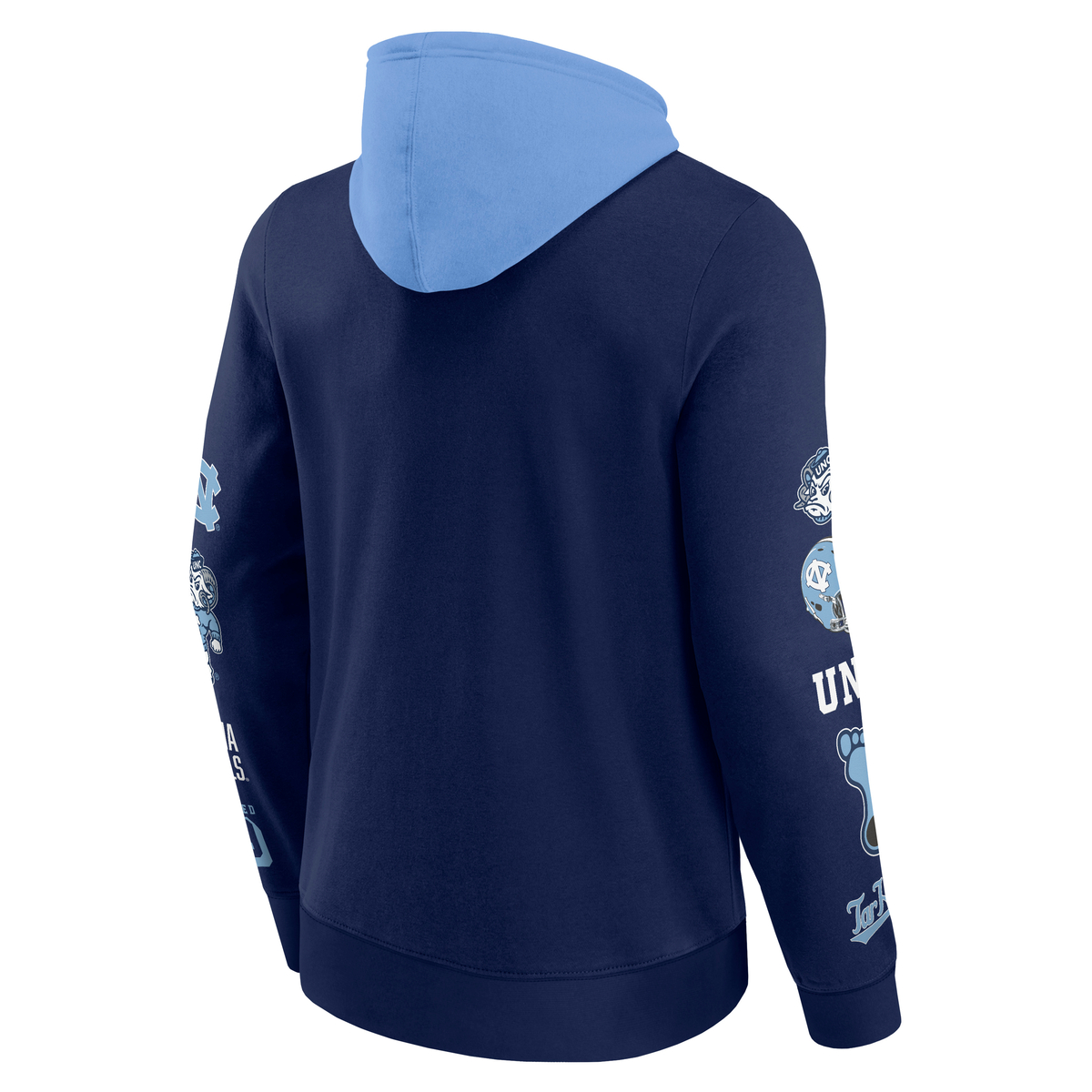North Carolina Tar Heels Colorblock Badge Hoodie